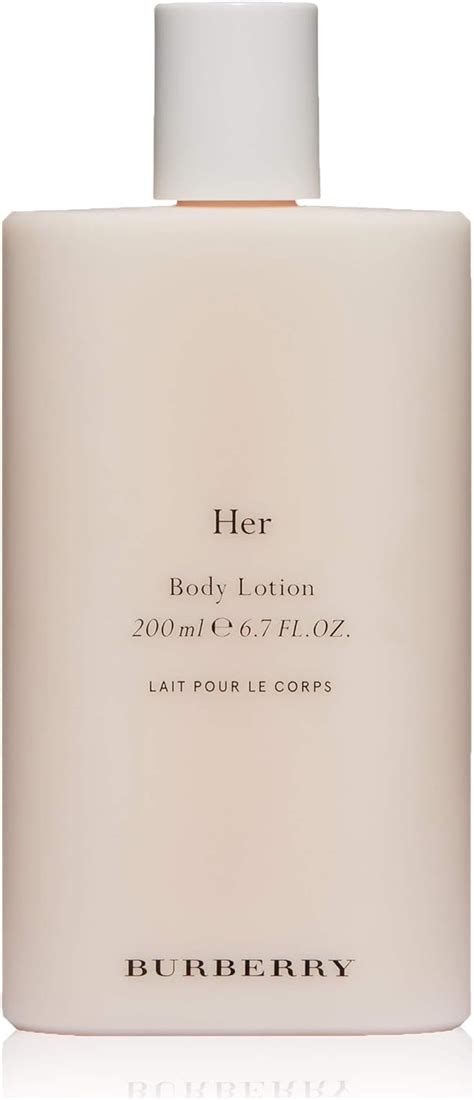 burberry her body lotion